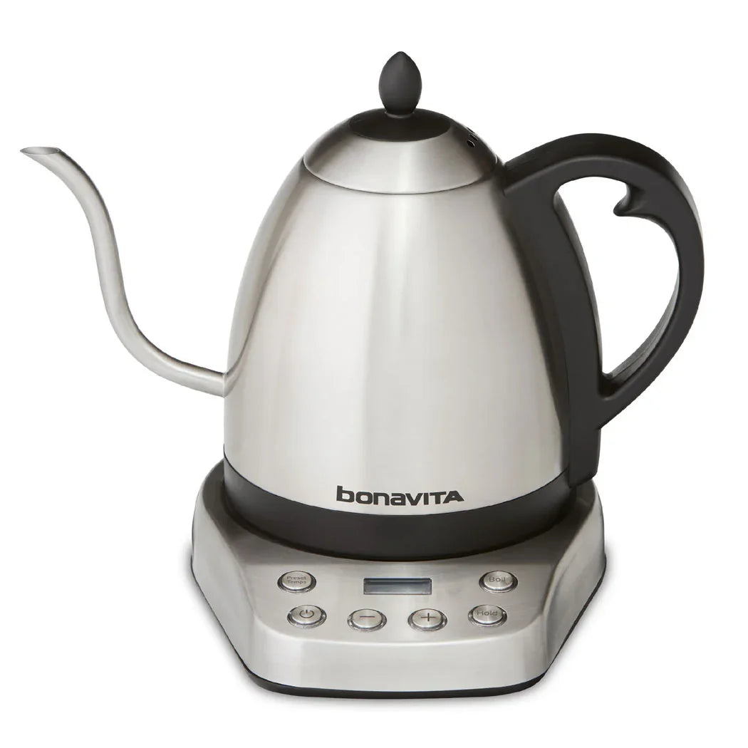 Bonavita - Interurban 1 L Variable Temperature Stainless Steel Gooseneck Electric Kettle - BV07002US