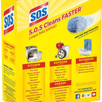 S.O.S - Soap Filled Steel Wool Cleaning Pads, 10/Bx - HP02950