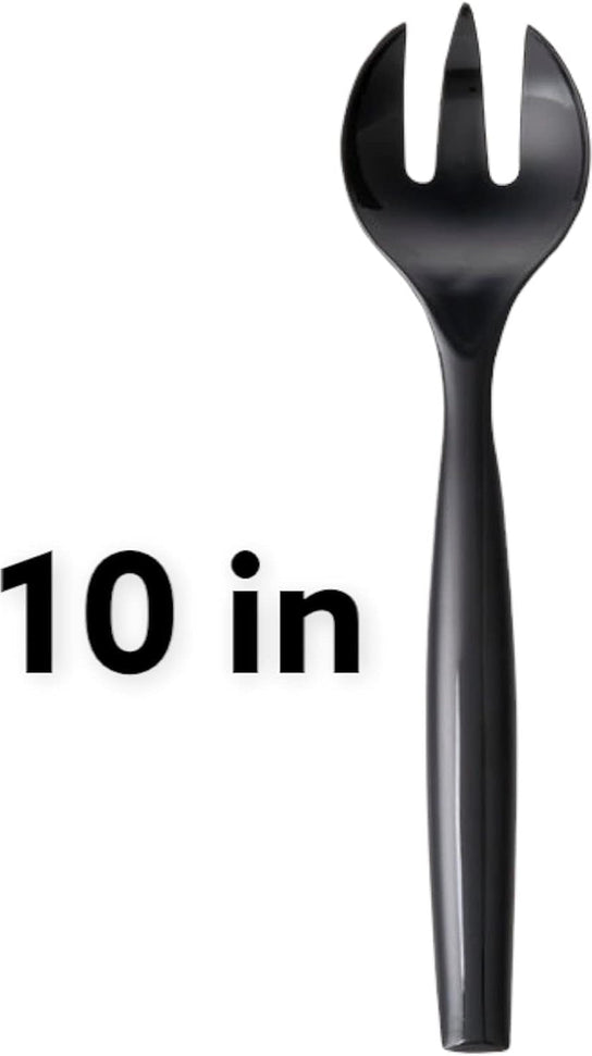 Sabert - 10" Black PP Serving Fork, Pack of 72 - UBK72FPP