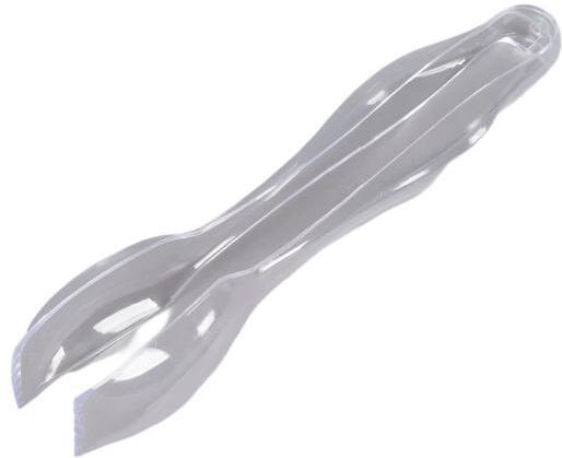 Sabert - 10" Clear Disposable Serving Tong, 36/Cs - UCL36T