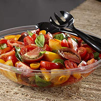 Sabert - 10" PP Black Serving Spoon, Pack of 72 - UBK72SPP