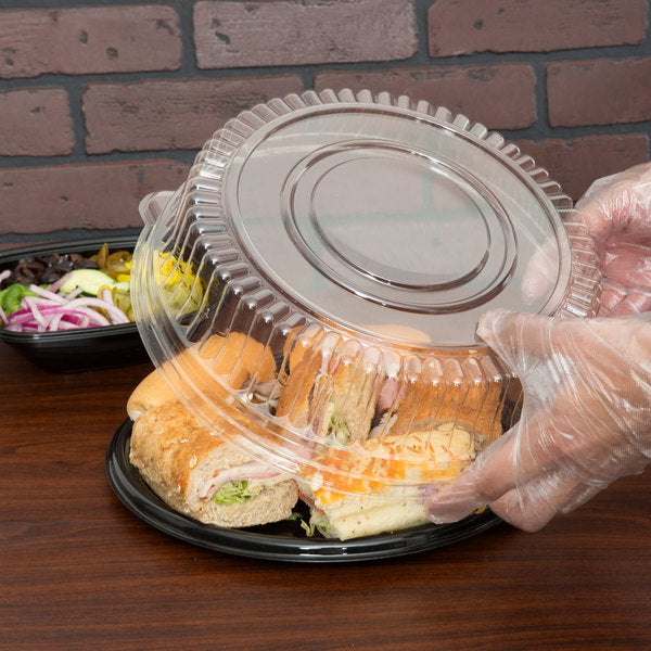 Sabert - 12" Dome Lids Fits For 9012 Plastic Bowls, Pack of 36 - 5512