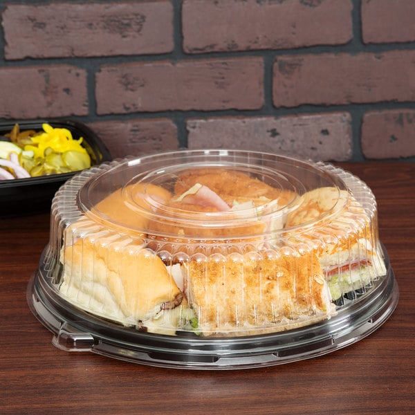 Sabert - 12" Dome Lids Fits For 9012 Plastic Bowls, Pack of 36 - 5512
