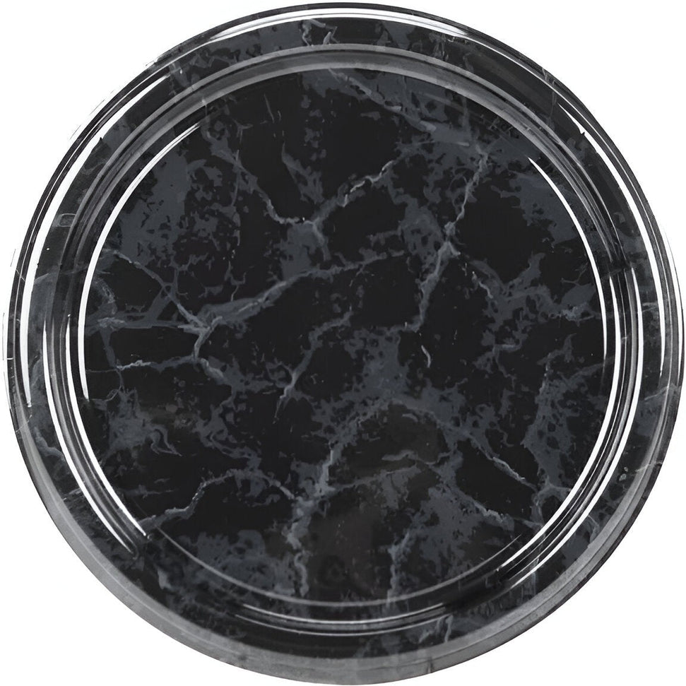 Sabert - 16" Marble Flat Tray with Lid Combo, 50/cs - C816 (Special Order Item)
