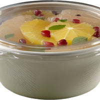 Sabert - 16 Oz Clear Lid for Wide Round Pulp Bowl, 500/Cs - 51616D500