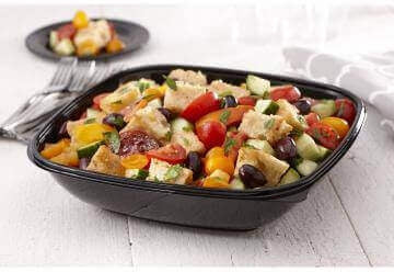 Sabert - 160 Oz Black Square Catering Bowls, Pack of 500 - 94160B50