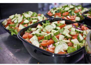 Sabert - 160 Oz Black Square Catering Bowls, Pack of 500 - 94160B50