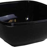 Sabert - 160 Oz Black Square Catering Bowls, Pack of 500 - 94160B50
