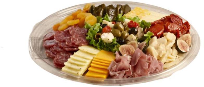 Sabert - 18" Clear Round Onyx Platter, 36/Cs - 1918