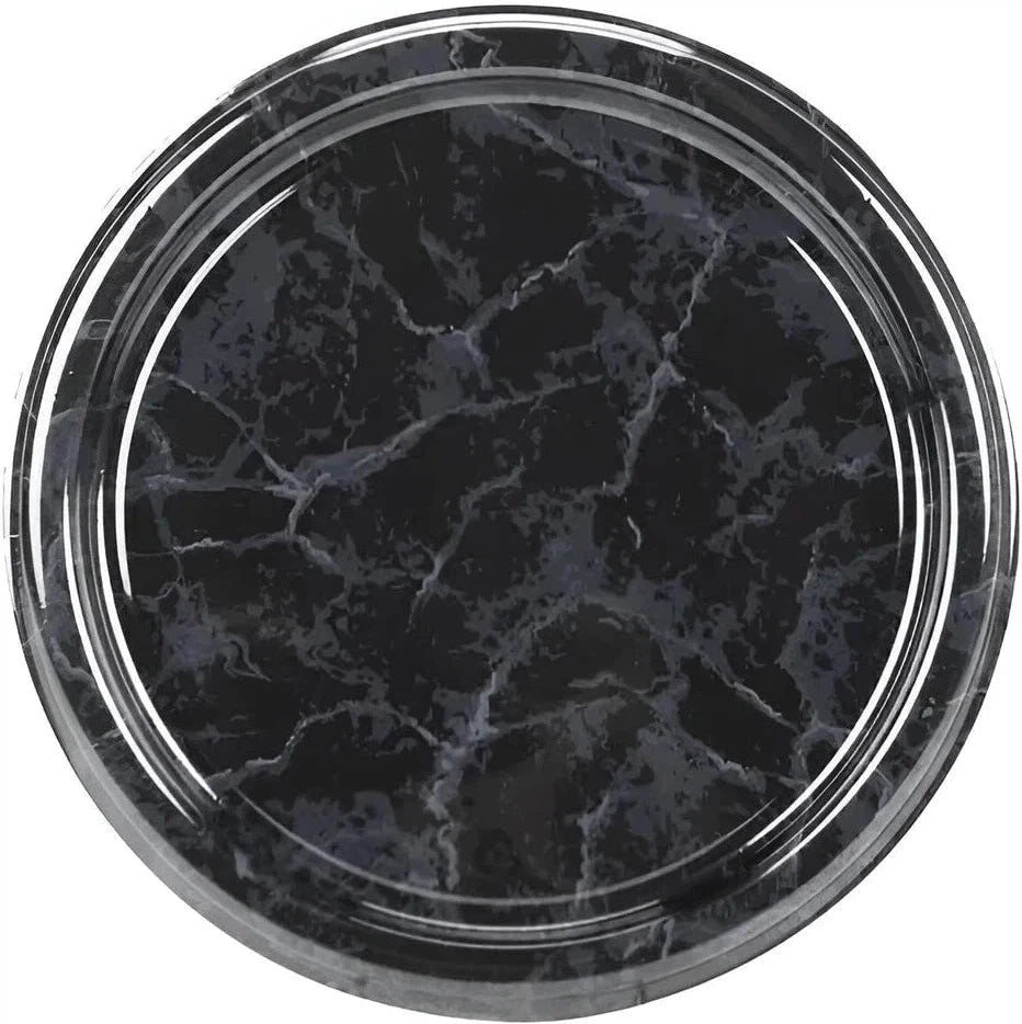 Sabert - 18" Marble Flat Tray with Lid Combo, 50/cs - C818 (Special Order Item)