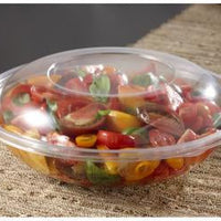 Sabert - 18 Oz, 24 Oz, 32 Oz Clear Round Dome Lid Fits Plastic For Bowls, Pack of 300 - 52032T300