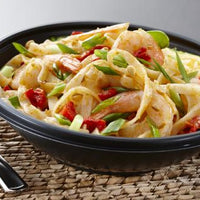 Sabert - 24 Oz Black Plastic Round Bowls, 300/Cs - 77024B300