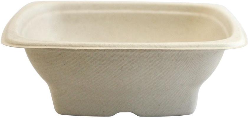 Sabert - 28 Oz Square Pulp Bowl, 300/Cs - 4402017