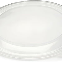 Sabert - 32 Oz Clear Round Plastic Bowl with Lid Combo, 150/Cs - C12032T150