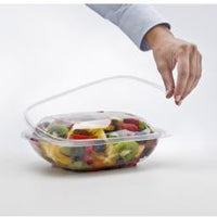 Sabert - 32 Oz Medium M Square Bowl, 300 Per Case - 18032TR