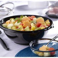 Sabert - 320 Oz Black PET Round Catering Bowls, 25/Cs - 92320 (Special Order Item)