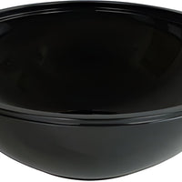 Sabert - 320 Oz Black PET Round Catering Bowls, 25/Cs - 92320 (Special Order Item)