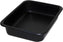 Sabert - 40 Oz Black Medium CPET Ovenable Plastic Containers, 390/Cs - 36581FG390