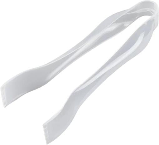 Sabert - 6" Clear Disposable Serving Tong, 72/Cs - 310913