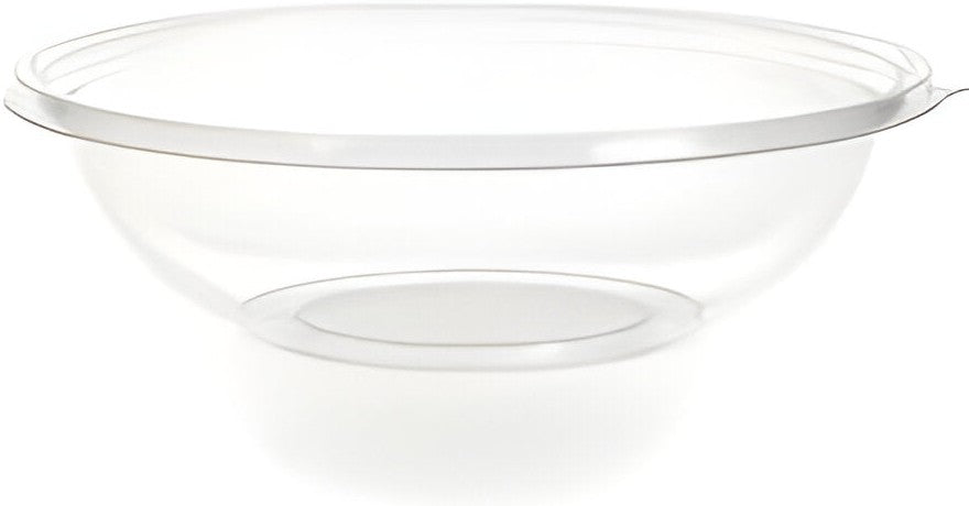 Sabert - 64 Oz Clear Shallow X-Large Round Bowl, 50/Cs - 13064A50 (Special Order Item)