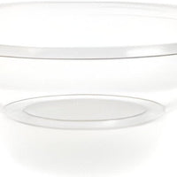Sabert - 64 Oz Clear Shallow X-Large Round Bowl, 50/Cs - 13064A50 (Special Order Item)