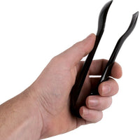 Sabert - 6.25" Black Serving Tong, Pack of 72 - UBK72STNG