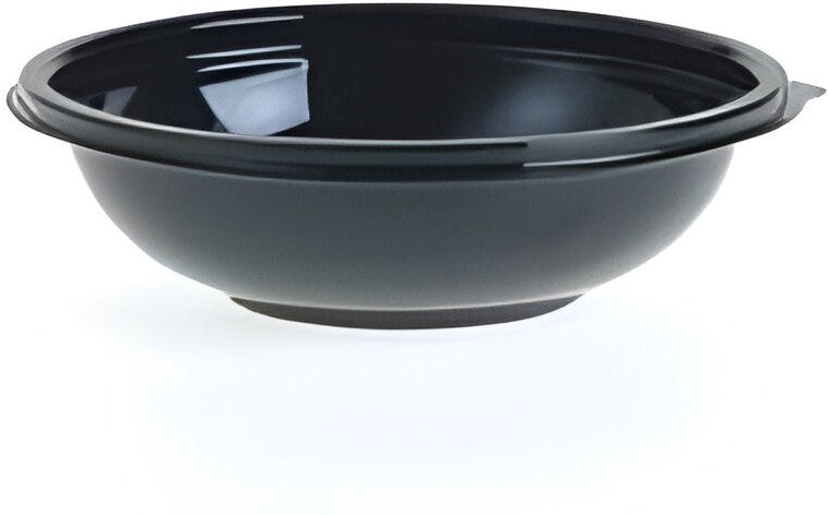 Sabert - 8 Oz Plastic Black Round Bowls, 500/Cs - 92008A500 (Special Order Item)