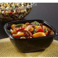 Sabert - 80 Oz, 5 lb Plastic Square Bowl, 50/cs - 94080B50