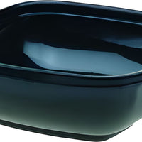 Sabert - 80 Oz, 5 lb Plastic Square Bowl, 50/cs - 94080B50