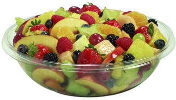 Sabert - 80 Oz Clear Round Catering Bowls, 50/Cs - 12080A50 (Special Order Item)
