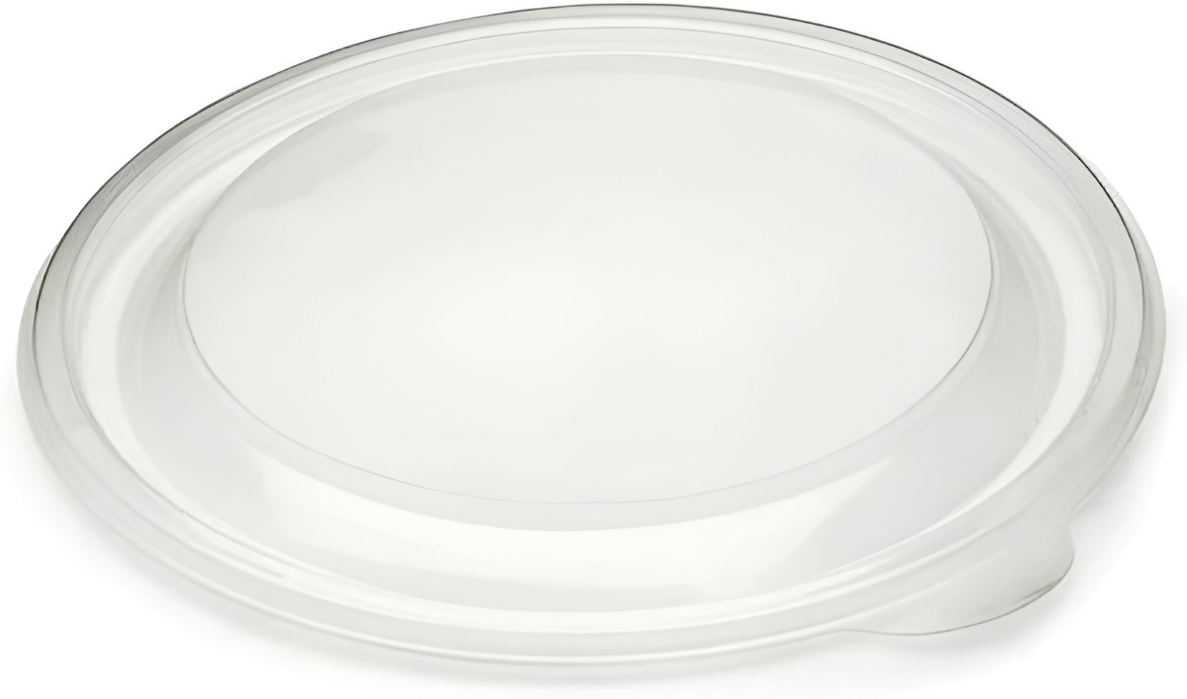 Sabert - Clear Dome Lid for 8, 12, 16 Oz Small Round Containers, 500/cs - 52571B500