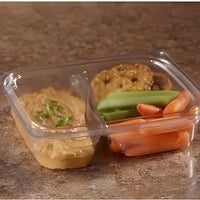 Sabert - Clear Flat Lid Fits For 169572B450 Plastic Containers, 450/Cs - 569570B450
