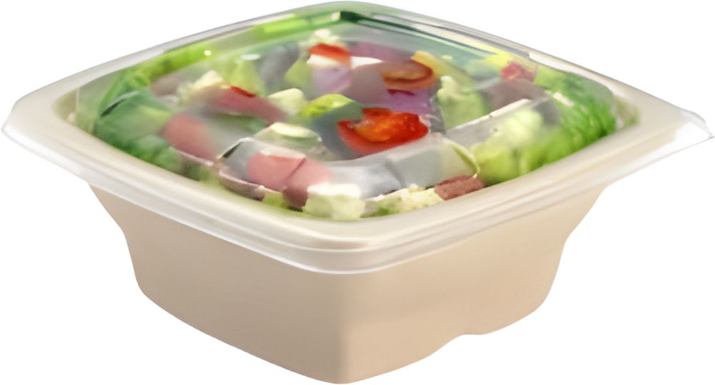 Sabert - Clear PP Lid for 24, 28, 32 oz. Square Pulp Bowls, 300/cs - 51932F300 (Special Order Item)