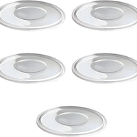 Sabert - Clear Round Flat Flat Lid for 320 Oz Round Bowls, 25/Cs - 51320