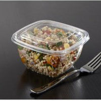 Sabert - Clear Square Dome Lid Fits For 15016B500 Plastic Bowls, 500/Cs - 52500B500