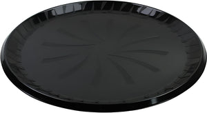 Sabert - SturdiWare® 18" Plastic Black Platter, 36/Cs - 9018