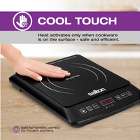 Salton - 12.9" Single Burner Portable Induction Cooktop - ID1948