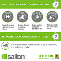 Salton - 1500 W Slim Induction Cooktop - ID2066
