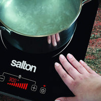 Salton - 1800 W 20" Double Induction Cooktop - ID1487
