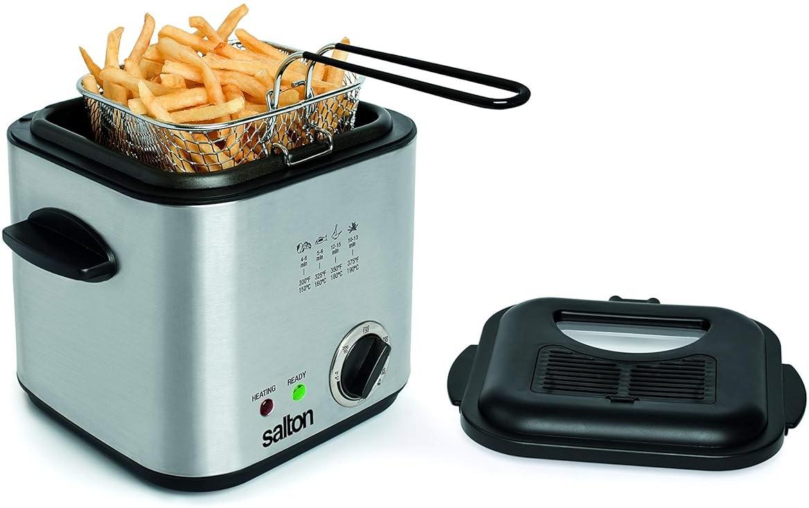 Salton - 1.1 QT Compact Deep Fryer - DF1539