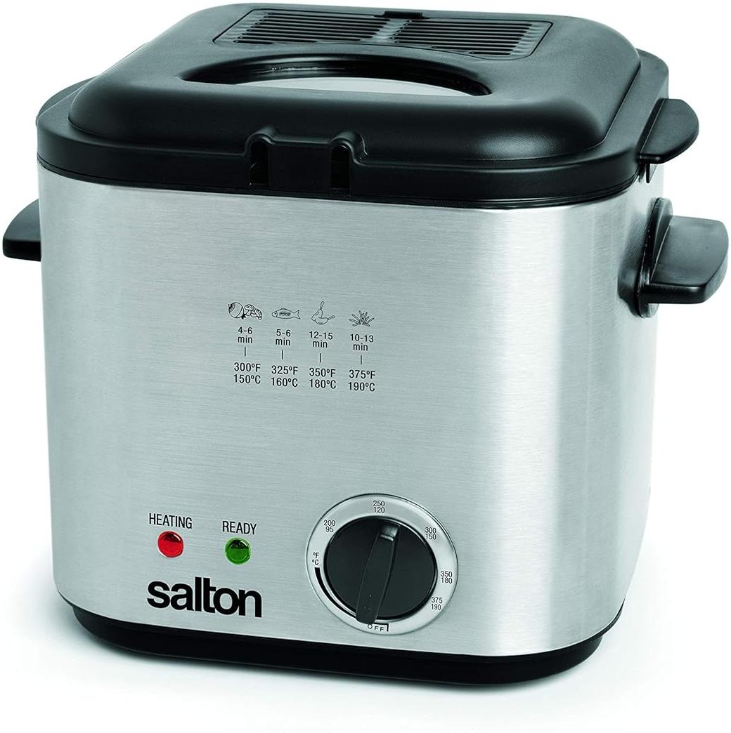 Salton - 1.1 QT Compact Deep Fryer - DF1539