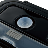 Salton - 1.5 L Black 3-in-1 Portable Electric Lunchbox with Fork & Spoon - SP2111