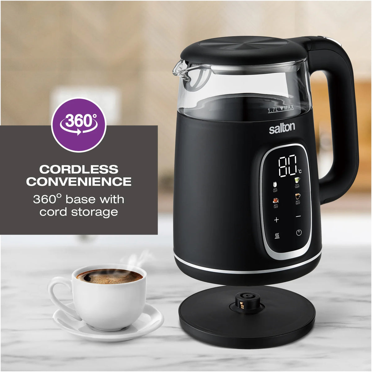 Salton - 1.7 L Digital Variable Kettle - GK2168