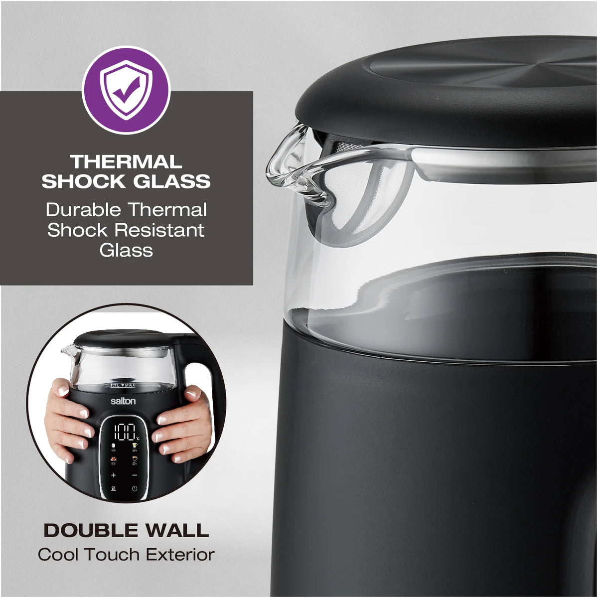 Salton - 1.7 L Digital Variable Kettle - GK2168