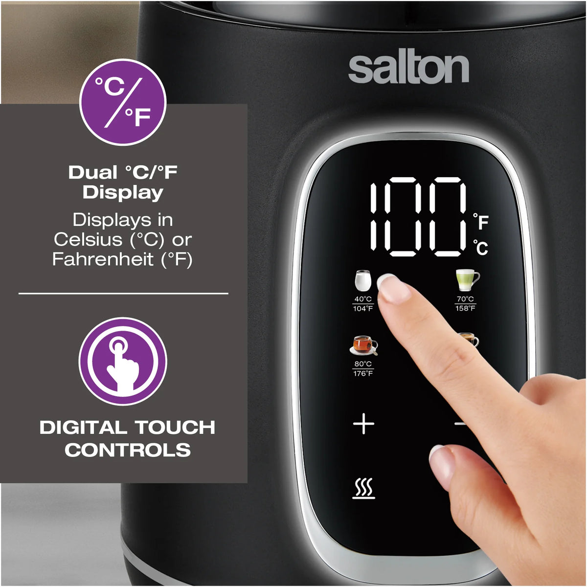 Salton - 1.7 L Digital Variable Kettle - GK2168