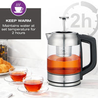 Salton - 1.7 L Temperature Control Kettle & Tea Steeper - GK1758