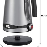 Salton - 1.7 L Variable Temperature Stainless Steel Digital Kettle - JK2038