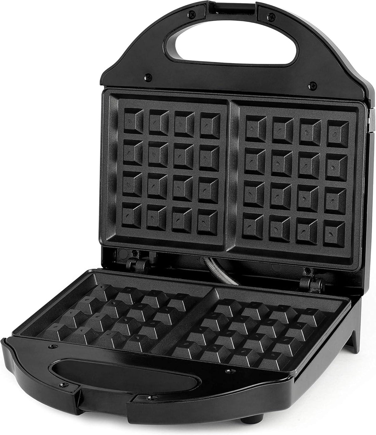 Salton - 2 Slice Belgian Waffle Maker Black - WM1075BK