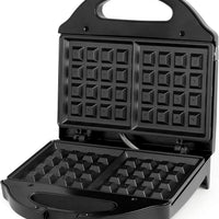 Salton - 2 Slice Belgian Waffle Maker Black - WM1075BK