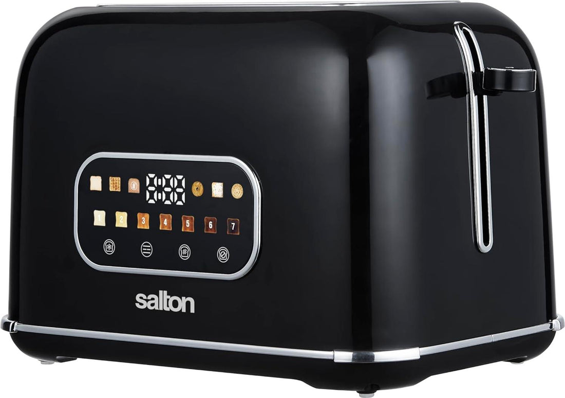 Salton - 2 Slice Smart Touch Toaster Black - ET2170